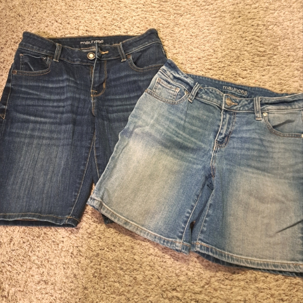 Maurices Shorts Set - Light and Dark Blue